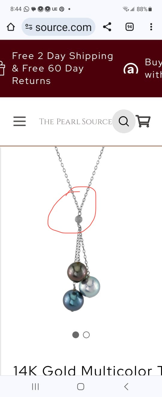 Customised service for Jennifer, 1 solid 18k gold pearl earring+3 S925 pendent