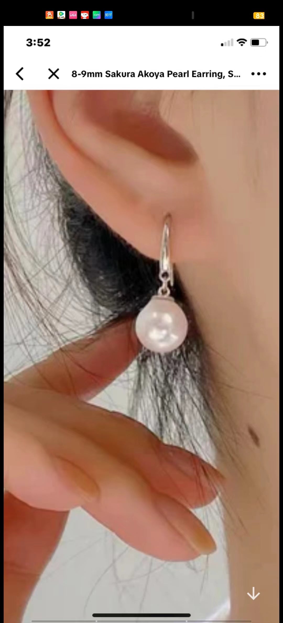 Customized service for sherry, 1 S925 Sliver Earring
