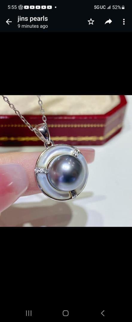 Customised service for Jennifer, 1 solid 18k gold pearl earring+3 S925 pendent