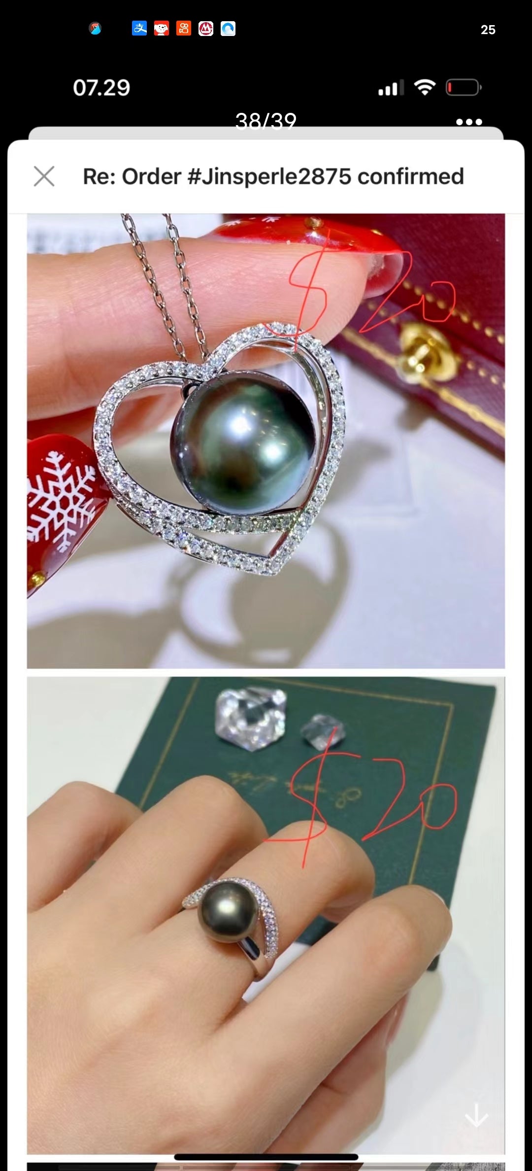 Customized Service for Alma, 10 S925 designs