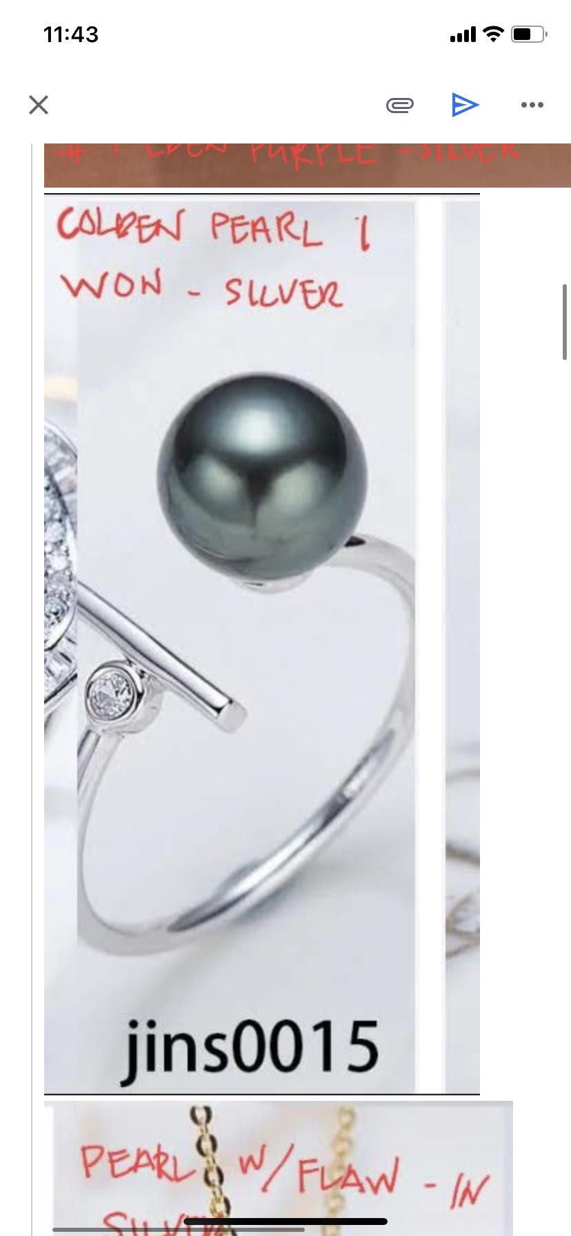Customized Service for Hazel, 3 S925 pendent + 1 S925 ring + Alloy Bracelet