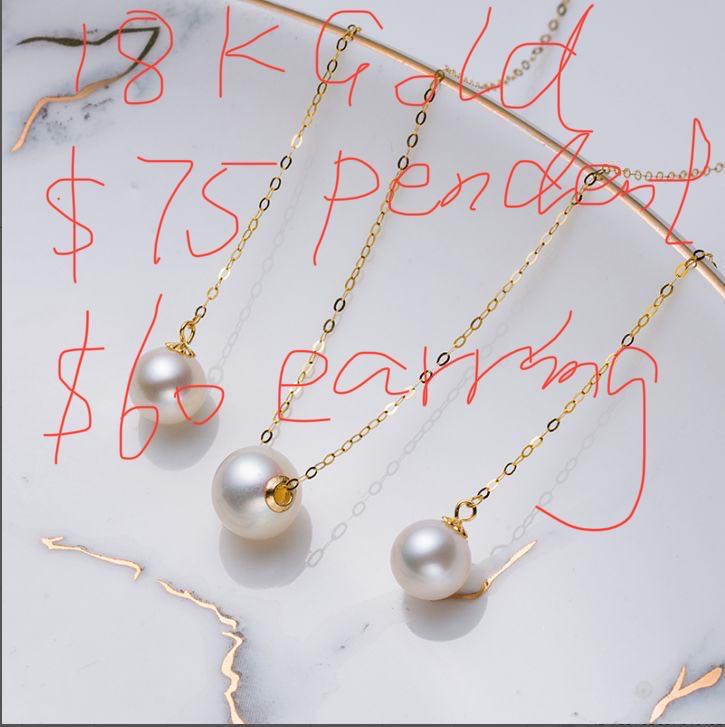 Customized service for KC, 1 Solid 18k gold pendent+ 1 S925 Ring