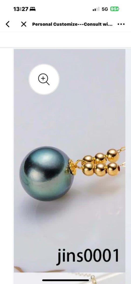 [Eden] CUstomized Service for Yada, 1 solid 18k gold pendent+1 S925 Necklcae
