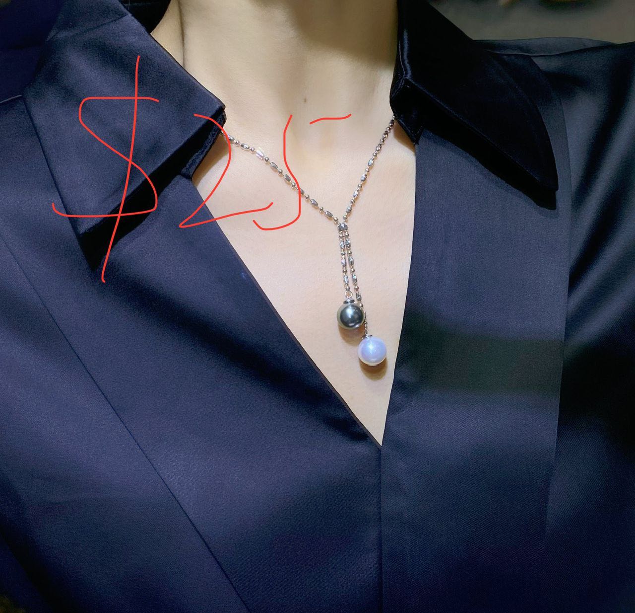 [Eden] CUstomized Service for Yada, 1 solid 18k gold pendent+1 S925 Necklcae