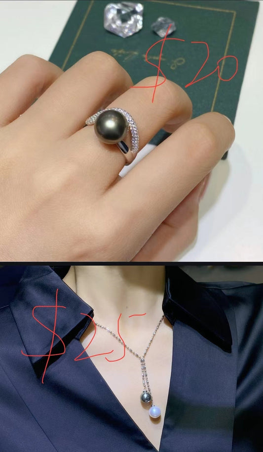 【Eden】Customized Service for Diane, 1 S925 Bracelet, 1 S925 Ring, 1 S925 necklace
