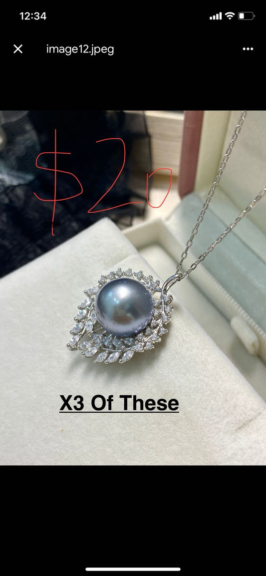 Customized Service for Brittany, 3*S925 Pendent, 3*S925 Bracelet, Baroque Pearl suit*2, 2*s925 Earring