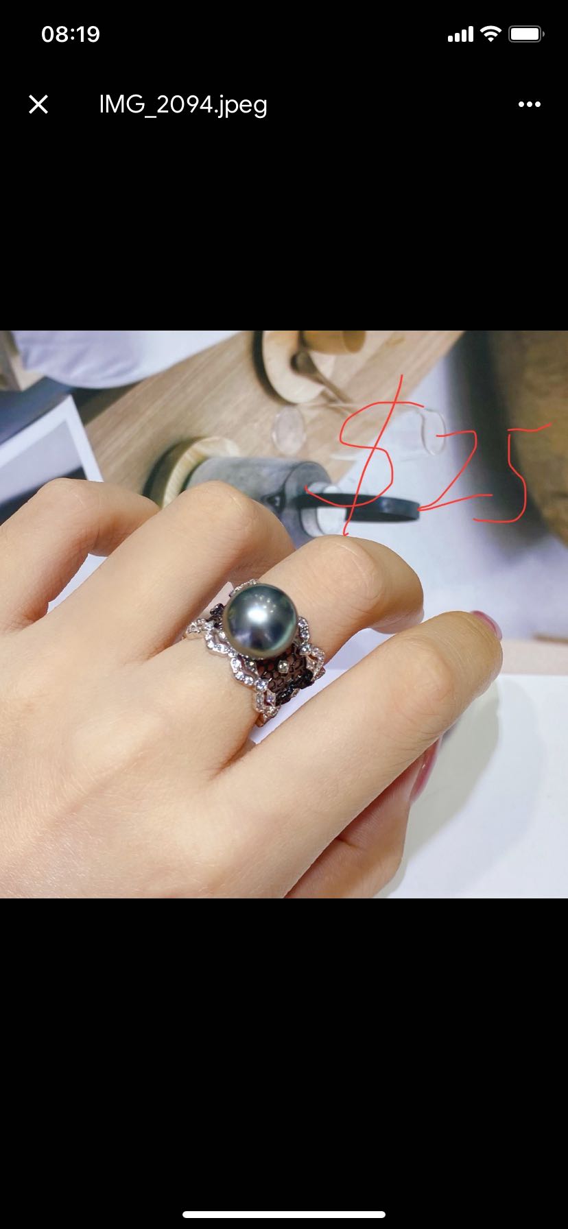 Customized service for Caprina, 2 S925 Ring+ 1 S925 Bracelet